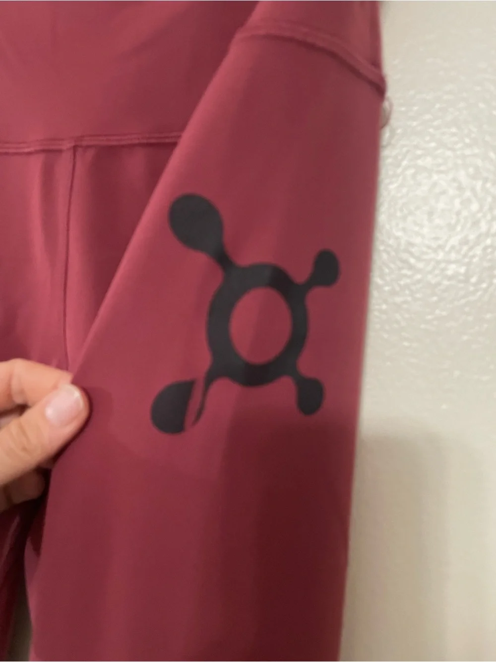 lululemon athletica Orangetheory Burgundy High-Waist Performance Leggings